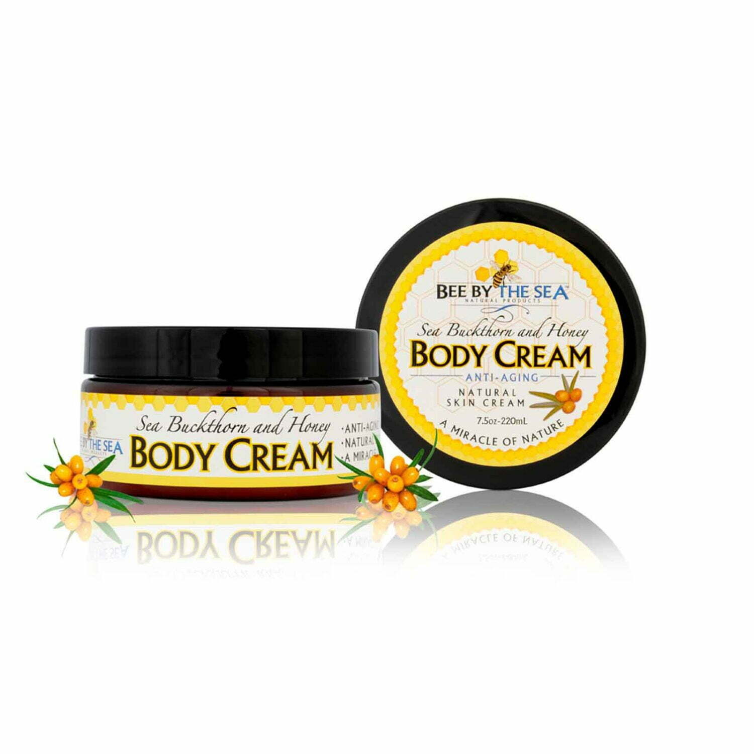Bee By The Sea Vanilla Body Cream jar